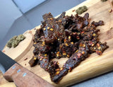 60grams of 100mg cannabis infused chilli biltong